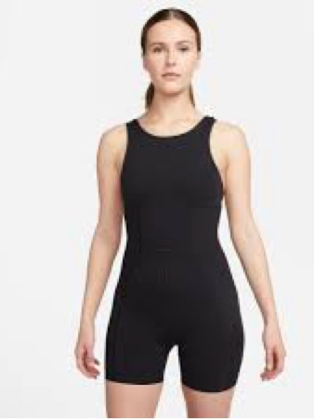 Amazon Black Sleeveless Athletic Romper Jumpsuit. NWOT.